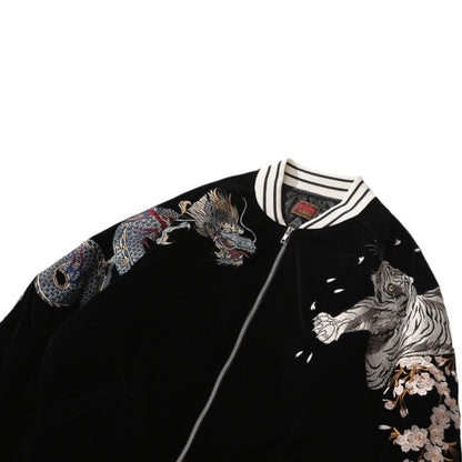 Bomber sukajan homme rouge