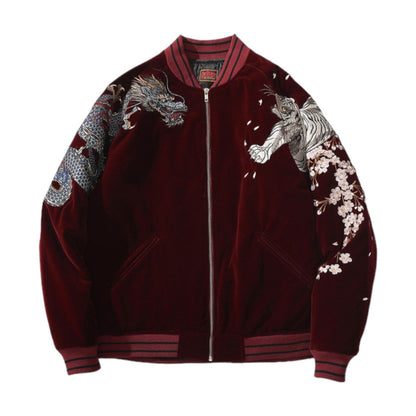 Bomber sukajan homme rouge