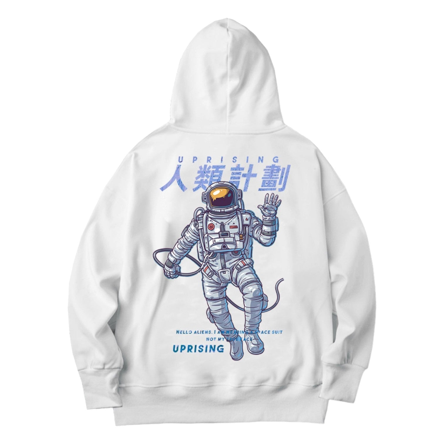 Sweat Astronaute ’Motazu’ - Blanc / M