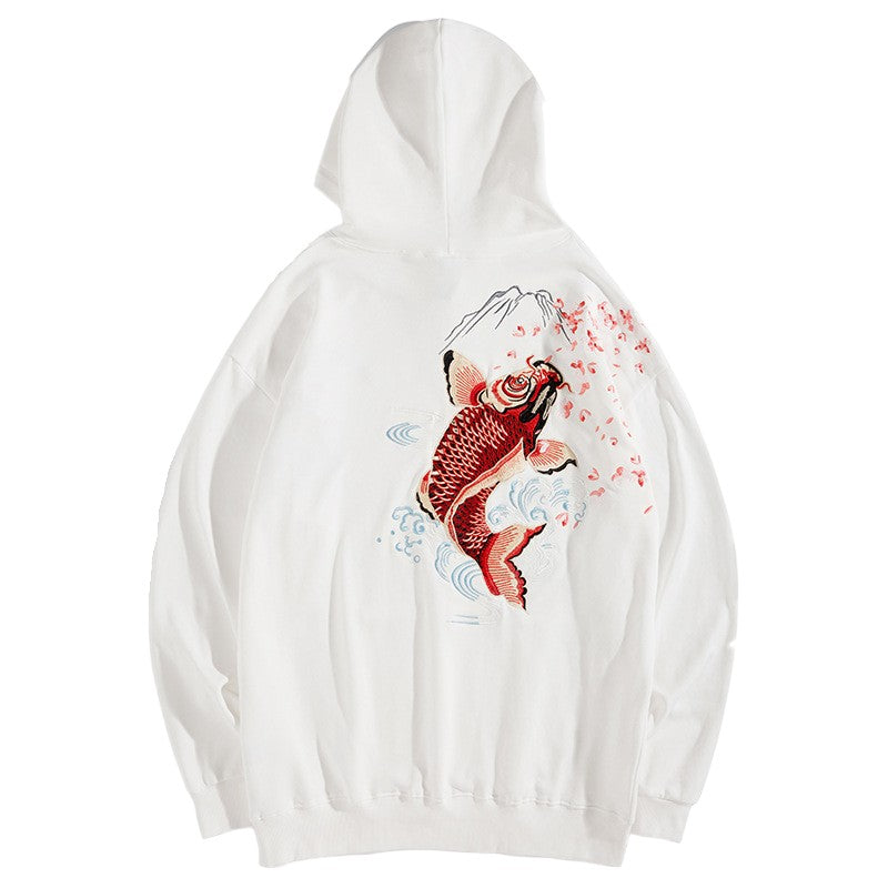 Sweat Carpe Koi ’Hamakodo’ - Blanc / S