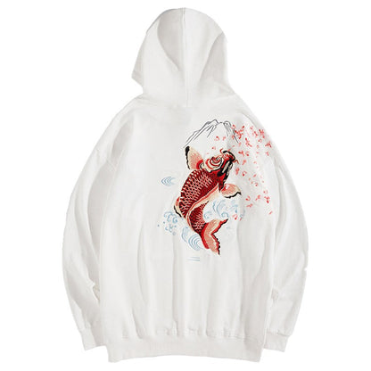 Sweat Carpe Koi ’Hamakodo’ - Blanc / S