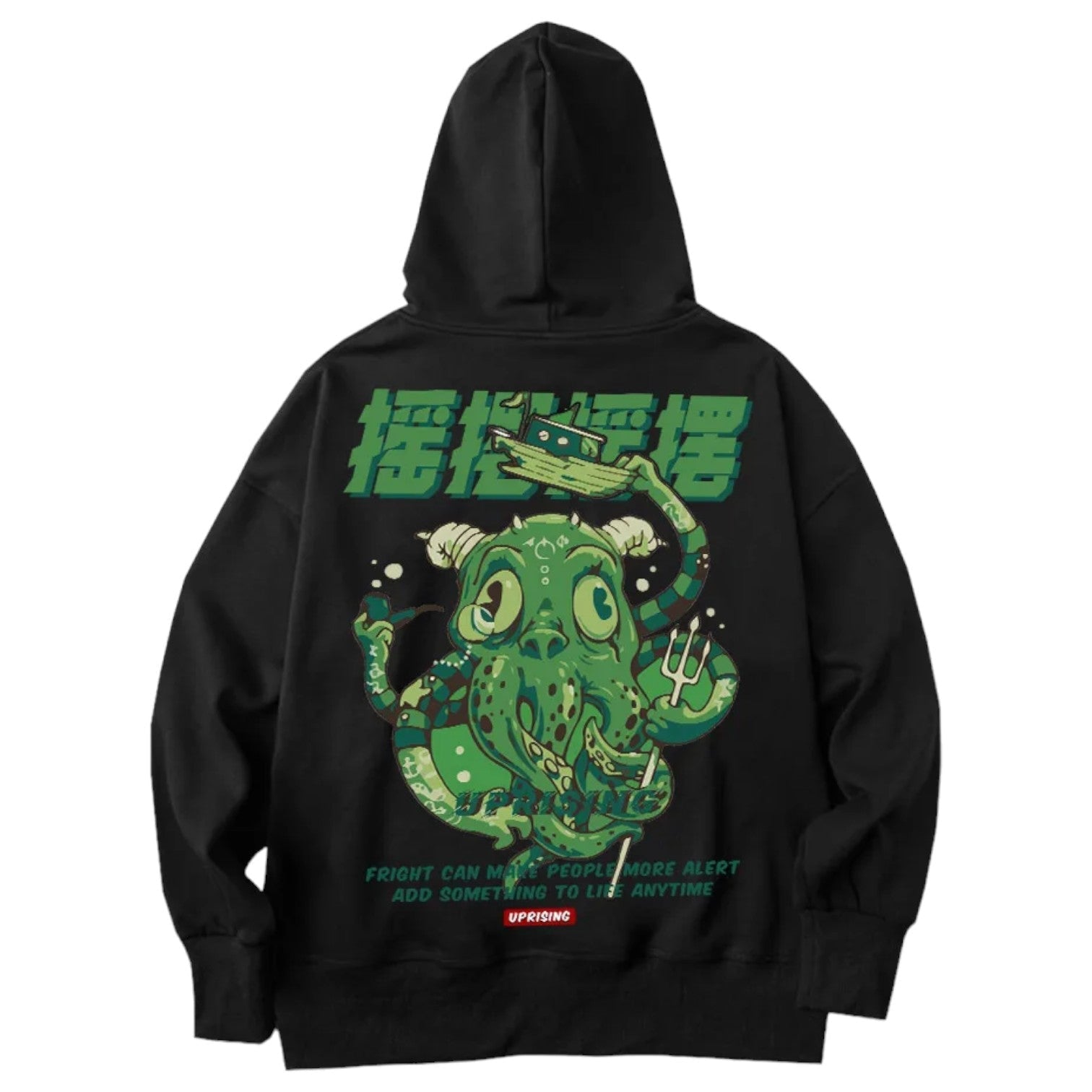 Sweat Yokai Japonais ’Maebaki’ - Noir / M