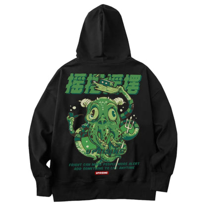 Sweat Yokai Japonais ’Maebaki’ - Noir / M