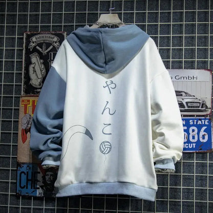 Sweat a capuche japonais chat