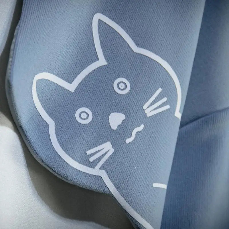 Sweat a capuche japonais chat