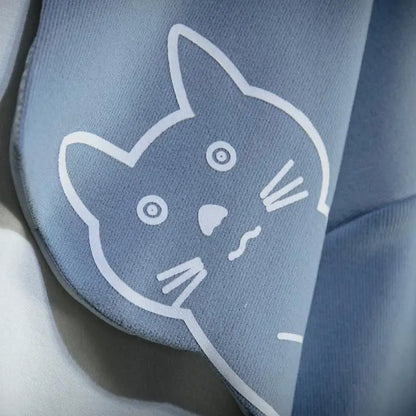 Sweat a capuche japonais chat