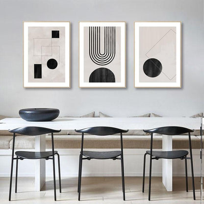 Tableau Géométrique Scandinave