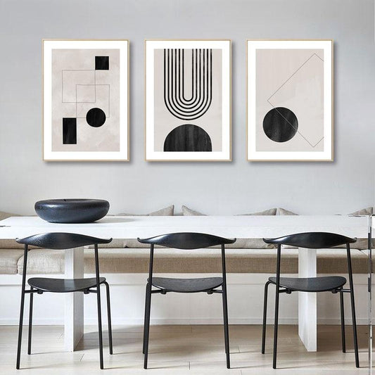 Tableau Géométrique Scandinave