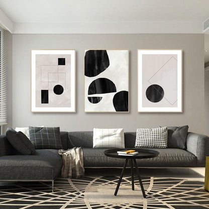 Tableau Géométrique Scandinave