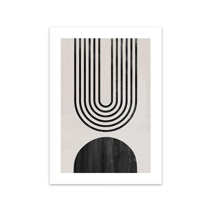Tableau Géométrique Scandinave