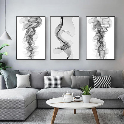 Tableau Abstrait Blanc