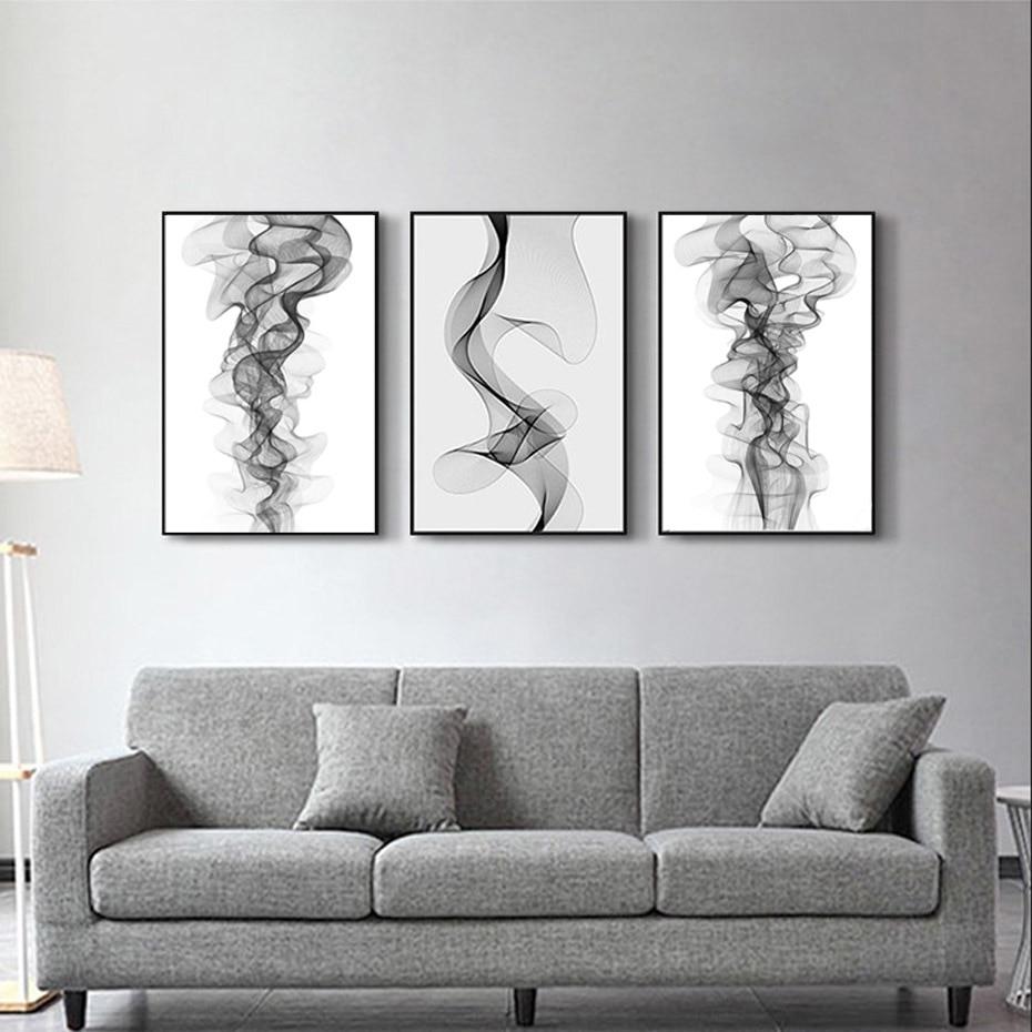 Tableau Abstrait Blanc