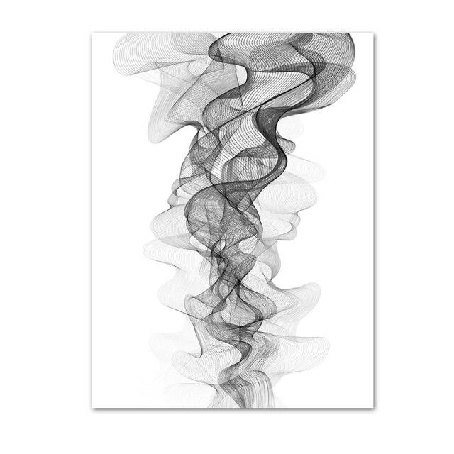 Tableau Abstrait Blanc