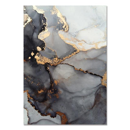 Tableau Abstrait Noir