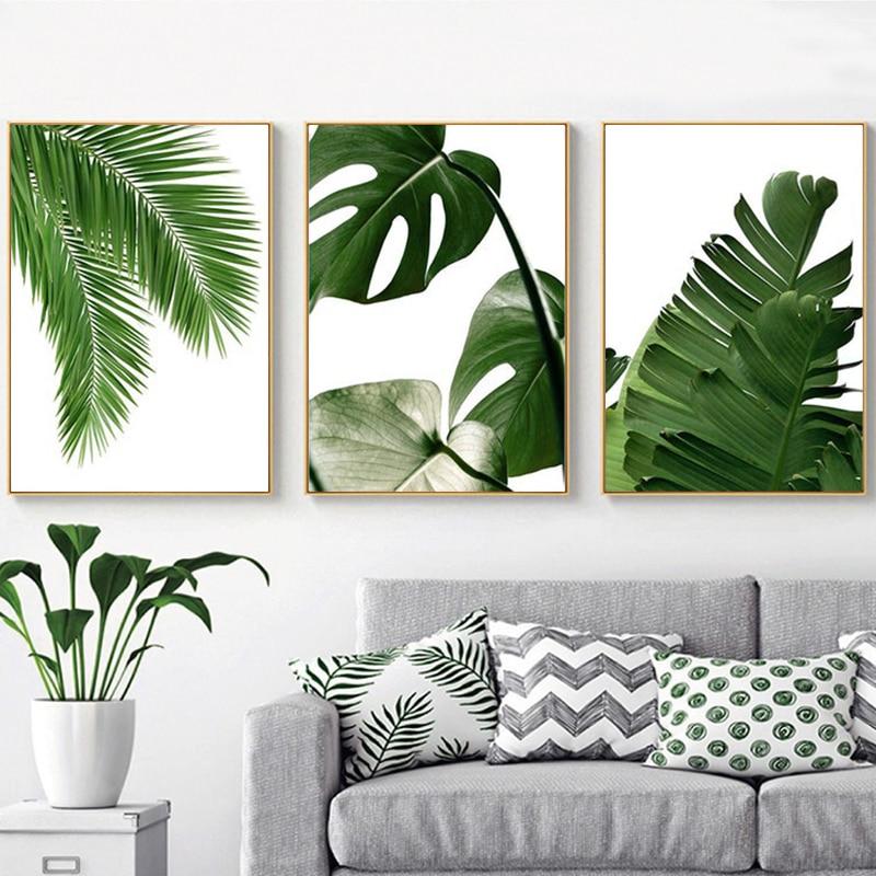 Tableau Feuille Verte