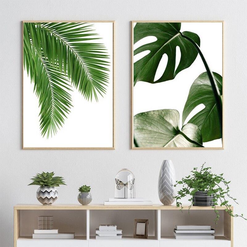 Tableau Feuille Verte
