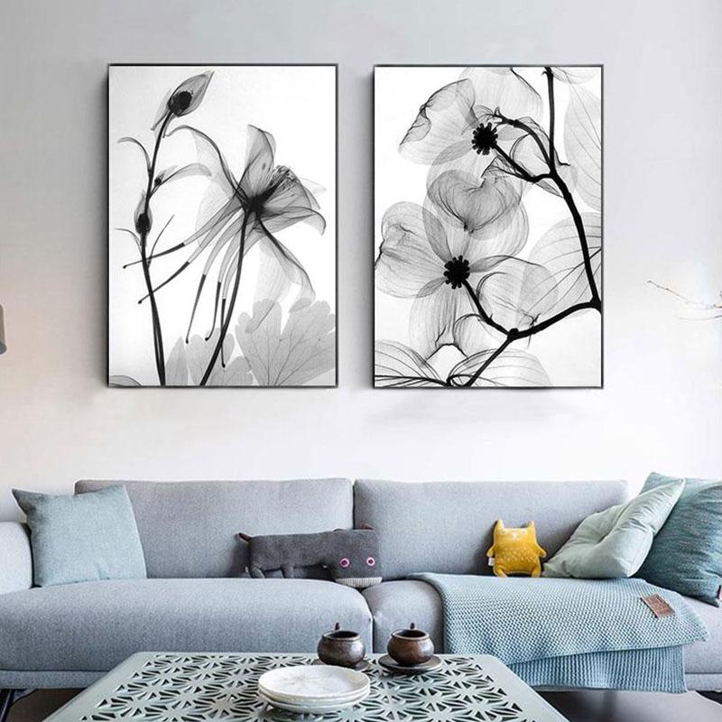 Tableau Fleur Abstrait