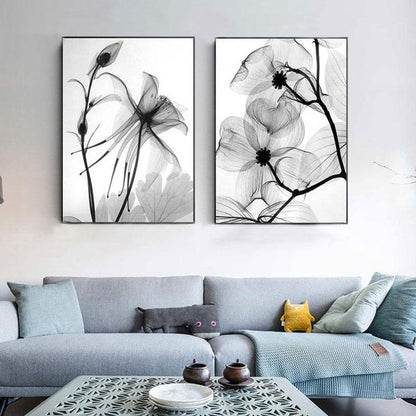 Tableau Fleur Abstrait