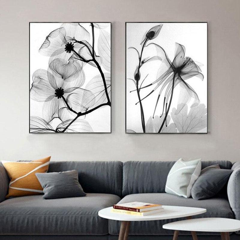 Tableau Fleur Abstrait