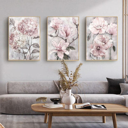 Tableau Fleur Rose