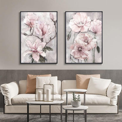 Tableau Fleur Rose