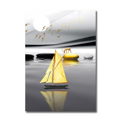 Tableau Noir et Blanc Paysage