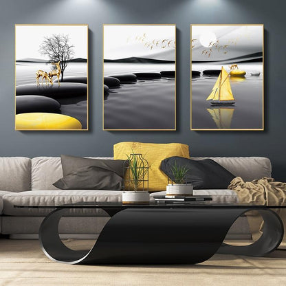 Tableau Noir et Blanc Paysage