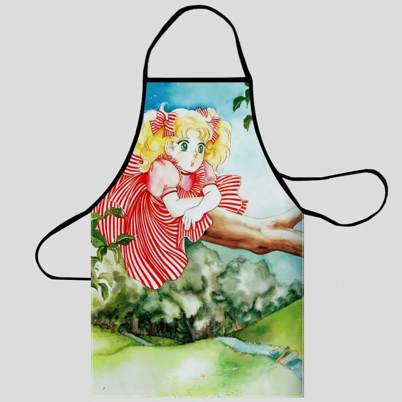Tablier de Cuisine Oxford en Tissu pour Femmes - Tablier de Nettoyage Maison avec Poche 11 / 68X95cm
