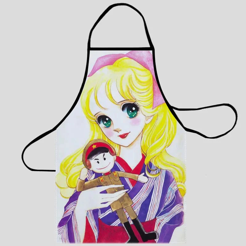 Tablier de Cuisine Oxford en Tissu pour Femmes - Tablier de Nettoyage Maison avec Poche 5 / 68X95cm