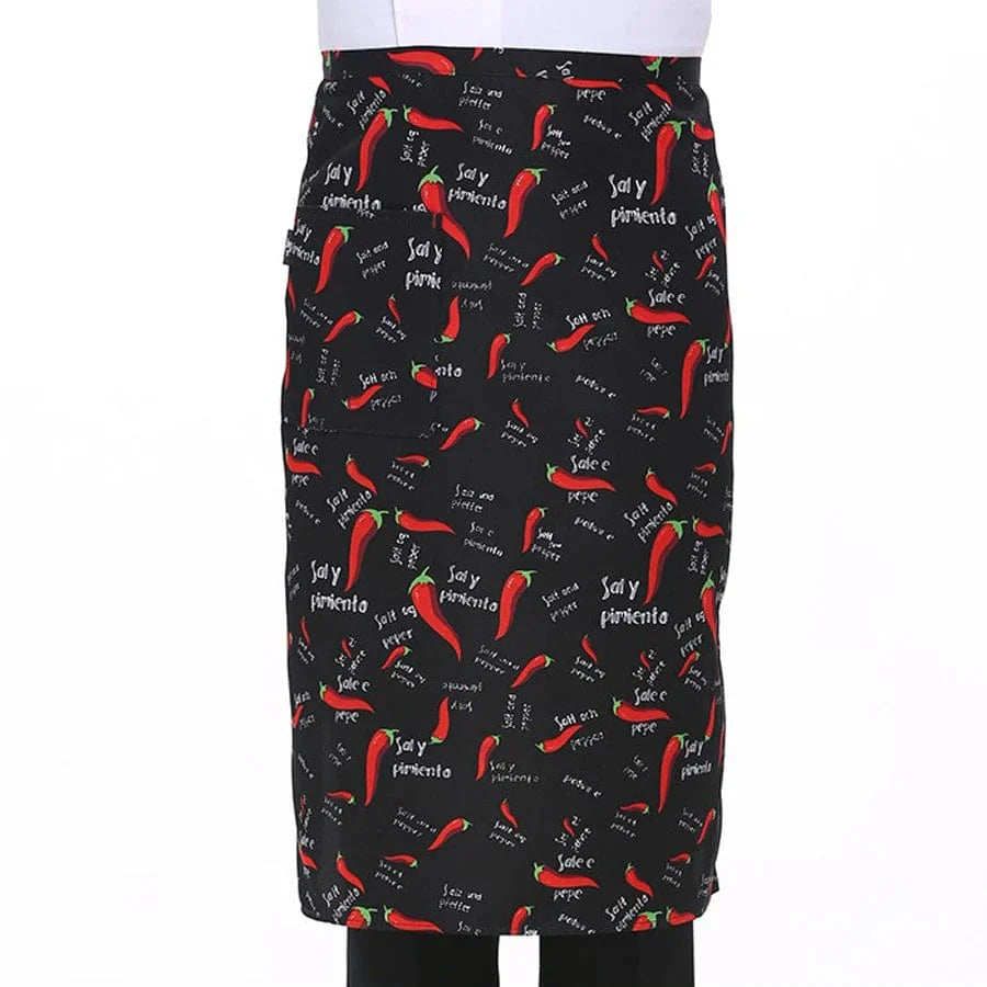 Tablier de Cuisine Rayé Réglable pour Adulte - Idéal pour Restaurant, Camping et Cuisine B-lajiao