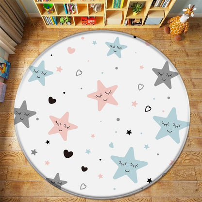 Tapis Chambre de Bébé avec Étoiles