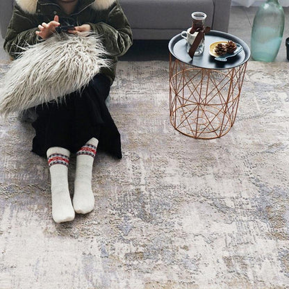 Tapis Abstrait Beige