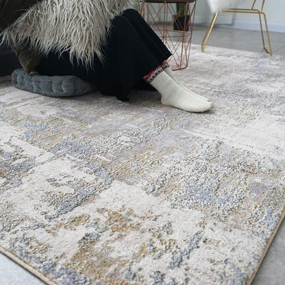 Tapis Abstrait Beige
