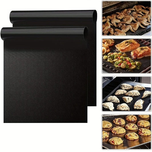 Tapis de protection antiadhésif pour four XL, lot de 2 - Accessoire de cuisine universel antiadhésif - PVC - PM50281 2pcs