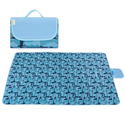 Couverture Pique-Nique Camouflage Bleu