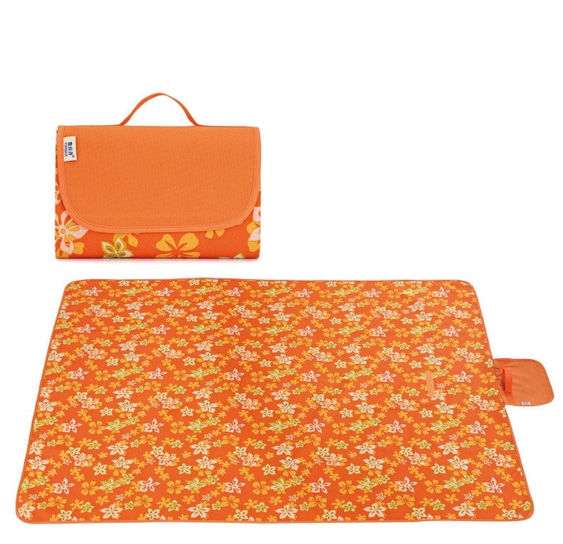 Couverture Pique-Nique Fleurs de Monoï