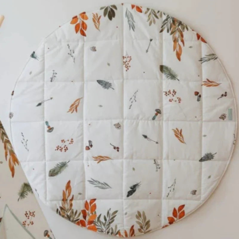 Tapis rond en coton “Forest Friends”