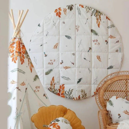 Tapis rond en coton “Forest Friends”