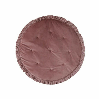 Tapis en velours doux avec volants “Rose Sale”