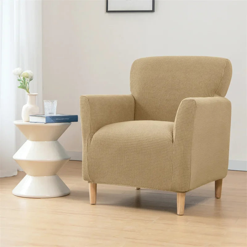 Housse Fauteuil Universelle Moderne avec Tissu en Grain de Maïs