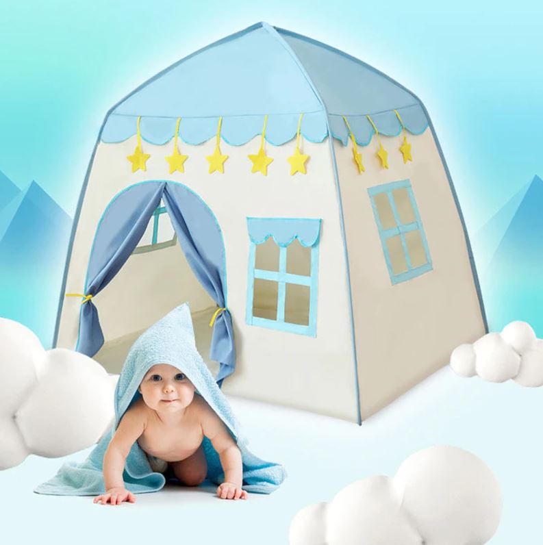 Tente Bleue Chambre Enfant