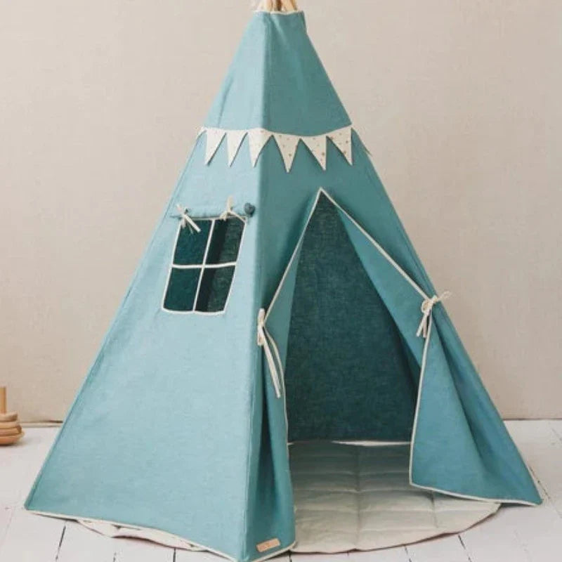 Tente tipi Gold Star avec guirlande