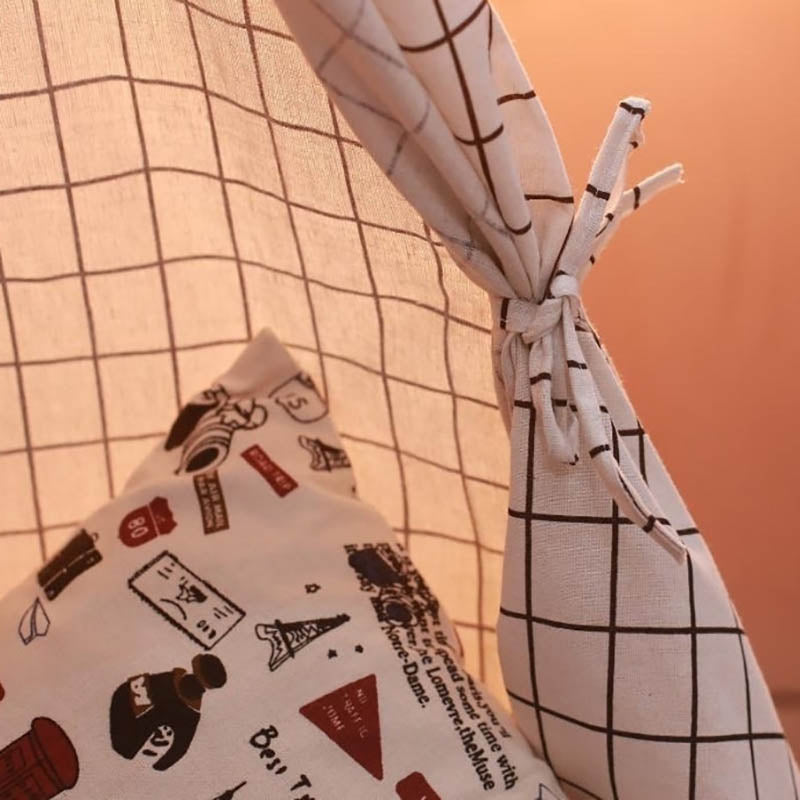Tente Tipi Enfant à Carreaux