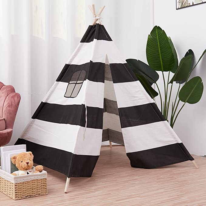 Tente Tipi Garçon Noir et Blanc