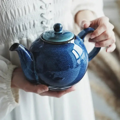 Théière Céramique Bleu Nuit