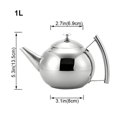 Théière en Acier Inoxydable Grand format