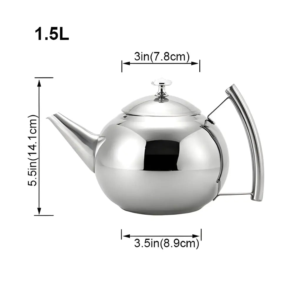 Théière en Acier Inoxydable Grand format