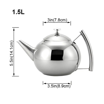 Théière en Acier Inoxydable Grand format