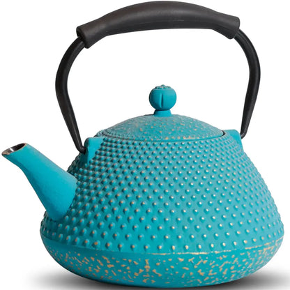 Théière en Fonte Bleu Turquoise