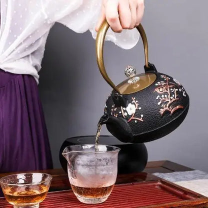Théière en Fonte Sakura Artisanale